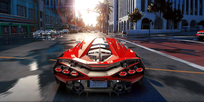 driving car in GTA VI